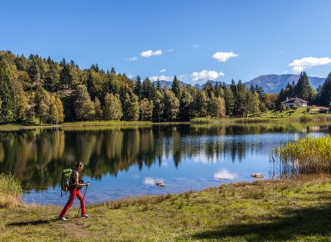 Il Lago Santo e il Rifugio alpino Potzmauer
